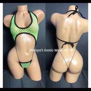 Neon green slingshot